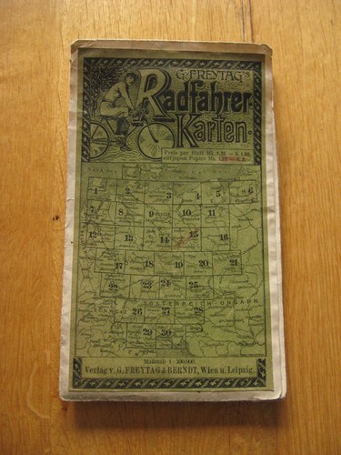 Alte freytags radfaher karte - alte, g.freytags