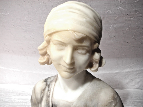 Marmor skulptur groß 1910 - marmor,