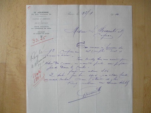Frankreich alter brief - (335),