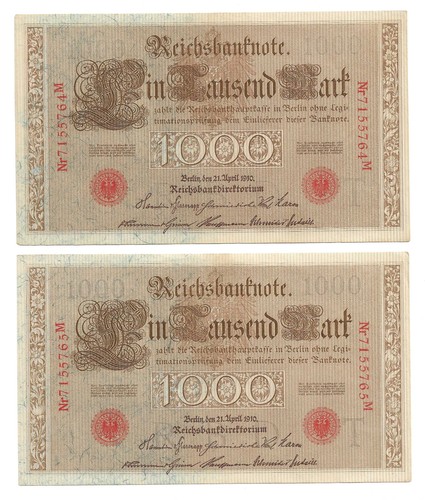 1000 mark 1910 - 21.4.1910, ro45g