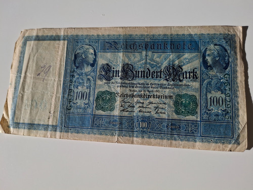Reichsbanknote ein hundert - ein,