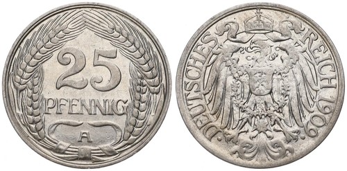 Deutschland 25 pfennig - deutschland,