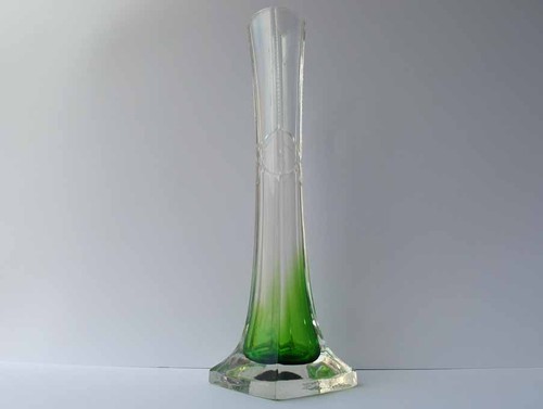 Jugendstil glas vase - jugendstil,
