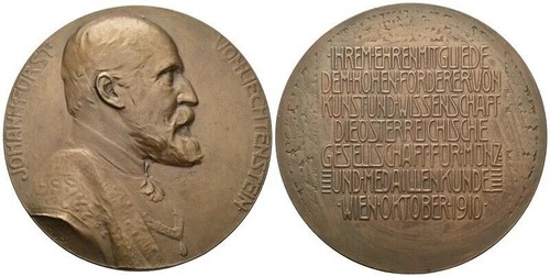 Bronzemedaille johann von - bronzemedaille,