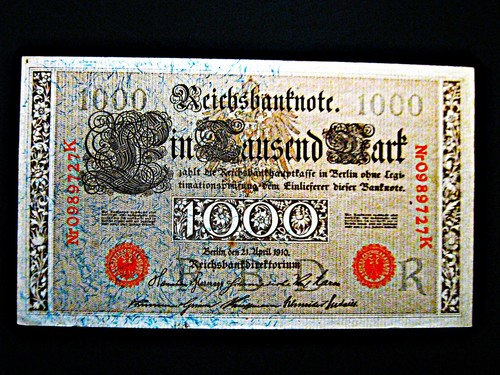 Reichsbanknote 000 mark 1910 - 1.000,
