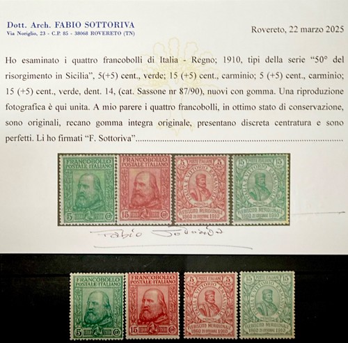 Italien 1910 garibaldi - g.,