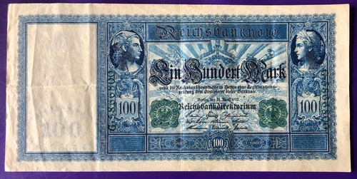 Rbn 100 mark - mark, 21.4.1910