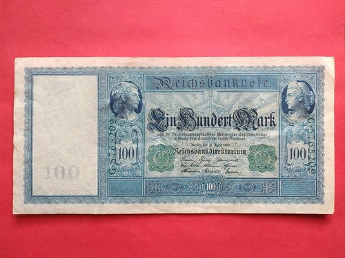 Reichsbanknote 100 mark von - 100,